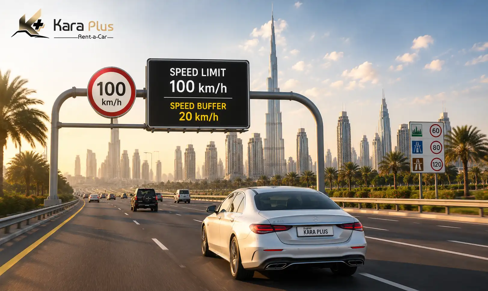 about driving speed and limit in dubai road