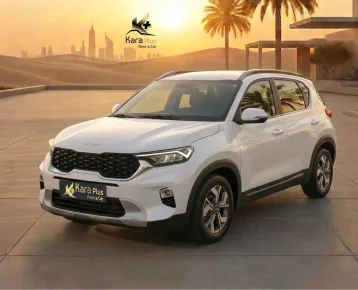 rent kia sonet 2024 in dubai with karaplus