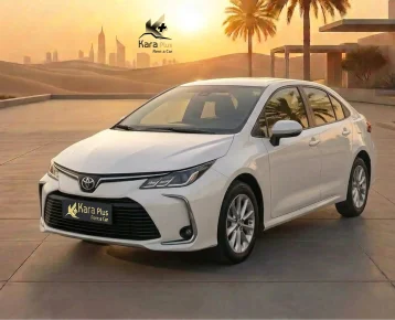 rent toyota corolla in dubai model 2022 with kara plus
